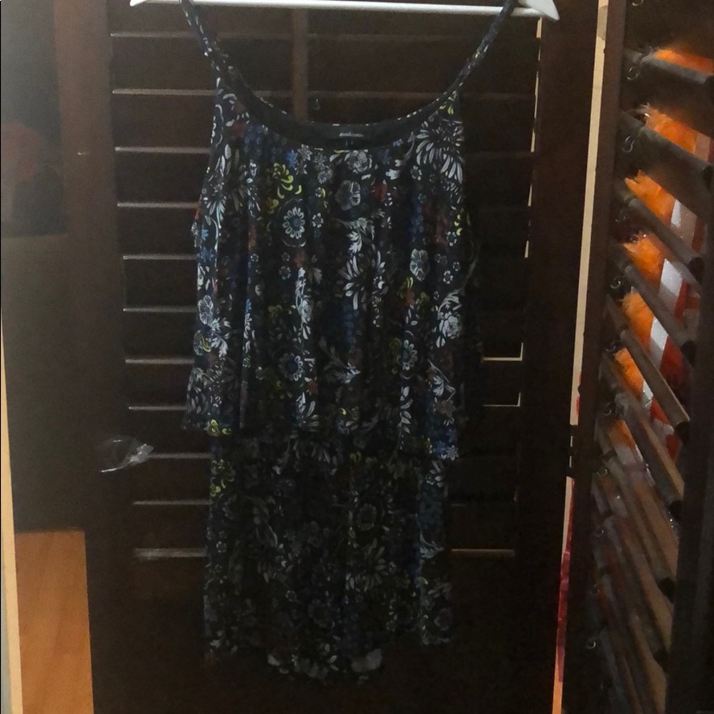 Flower print romper